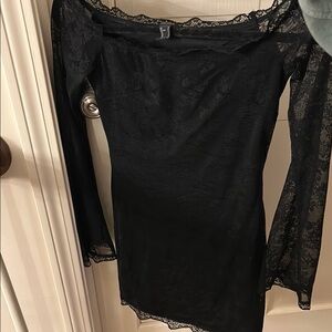 NEW Elegant Black Lace Dress